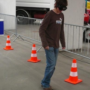 Simulation de l'etat d'ebriete en situation d'obscurite ( 4 a 10 verres )