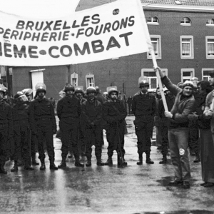 Manifestation flamingante dans les Fourons ( 8 mars 1980 )