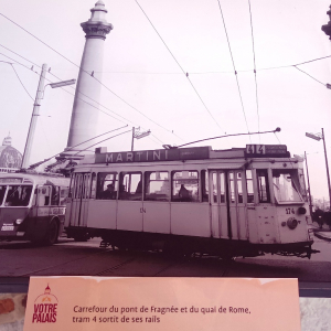 Le tram à Liège ( photo : F. Detry )