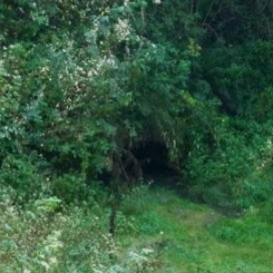 L'entree du tunnel du canal de Bernistap ( 1 m à l 'entree )