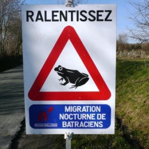 Panneau "routier" saisonnier Panneau "routier" saisonnier