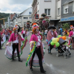 Malmedy tout en couleurs pour les 50 ans de la Mesnie dol Haguète          