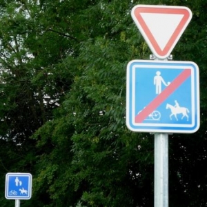 Une signalisation tres specifique