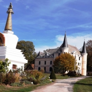 Le temple et le chateau de Plaige 