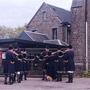 Les sonneurs du Bien Aller Ardennes ( photo : F. Detry )