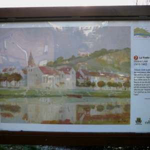 La Frette sur Seine : le parcours des peintres ( photo : F Detry )