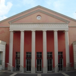 Facade du theatre des Abbesses a Paris