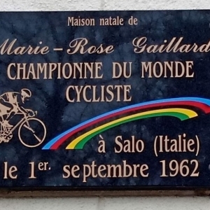 Maison natale de Marie-Rose GAILLARD, championne du monde cycliste à Salo en 1962