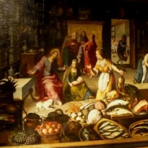 "Jesus chez Marthe et Marie ( entre 1600 et 1610 )