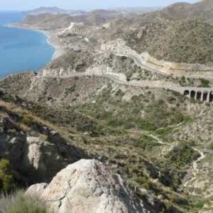 AW 020012 La route de la cote entre Carboneras et Almeria