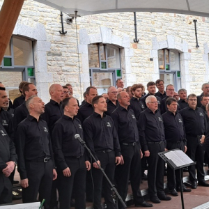 La Royale Malmédienne avant prestation ( photo de MC Servais )