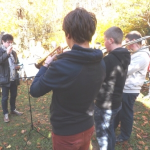 Les musiciens et leur professeur, M. Dujardin