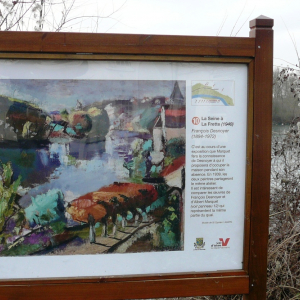 La Frette sur Seine : le parcours des peintres ( photo : F Detry )
