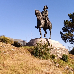 La statue équestre de Napoléon à Laffrey