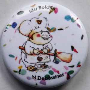 Les badges de Nathalie Debossines  