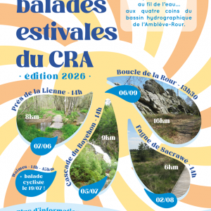 2026 BALADES ESTIVALES DU CONTRAT DE RIVIERE DE L’AMBLEVE