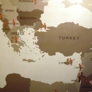 Pays de l'empire ottoman ou le theatre turc etait populaire