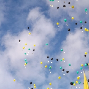 Le lacher des ballons