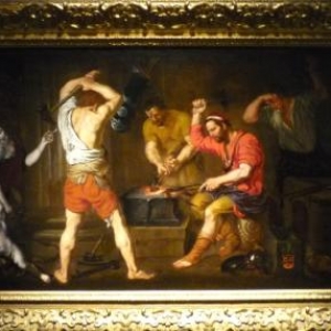 " Venus dans la forge de Vulcain " ( Gerard DOUFFET / vers 1645 )