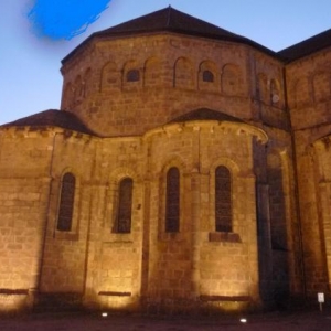 Eglise de Solignac, localite jumelee avec Stavelot