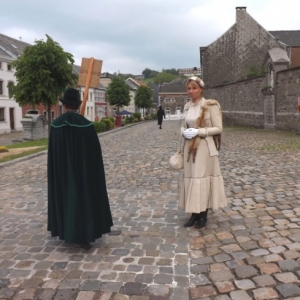 Deux guides emmenant un des groupes