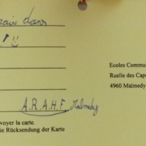 Message emouvant et personnel