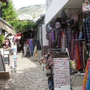 Dans les rues de Mostar