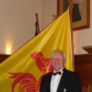 Alphonse Nicolet lors de la reception a l'Hotel de ville en 2004