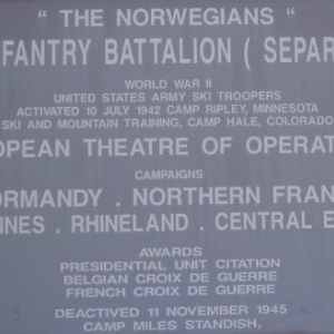 Malmedy            Des soldats norvégiens honorés