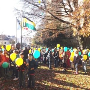 Dans le parc de l'abbaye