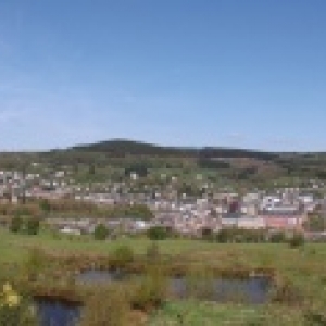 Vue panoramique de Stavelot depuis le Stockeu