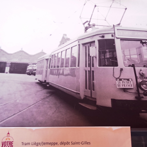 Le tram à Liège ( photo : F. Detry )
