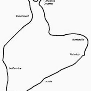 L'ancien circuit de 14,981 km 