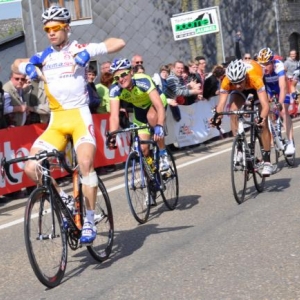 Antoine Demoitie, victorieux de la derniere etape Lierneux - Lierneux.