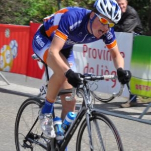 Lierneux. Championnat provincial cycliste pour juniors.