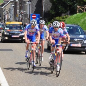 Lierneux. Championnat provincial cycliste pour juniors.