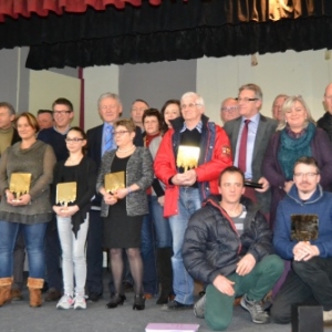 Les laureats aux differents trophees