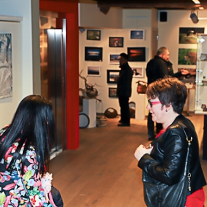 Vernissage de l'exposition "Les mains en or de Gedinne"