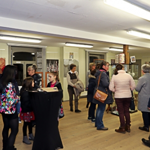 Vernissage de l'exposition "Les mains en or de Gedinne"