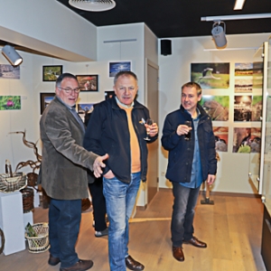 Vernissage de l'exposition "Les mains en or de Gedinne"