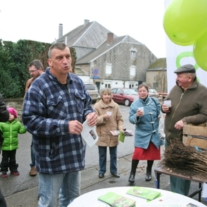 Distribution arbustes fruitiers Gedinne Ecolo