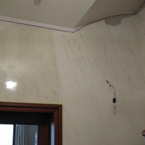 Creation des veines sur murs 1er etage. Creation des veines sur murs 1er etage.