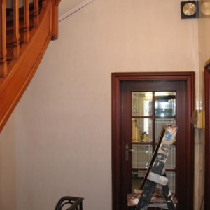 Mur totalement enduit. Mur totalement enduit.