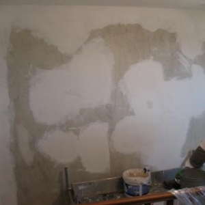 Enduisage partiel Enduisage partiel