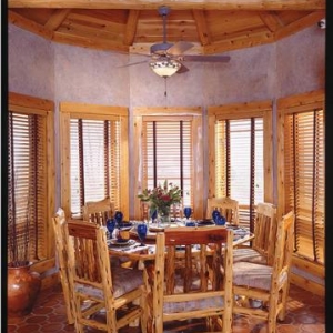 Salle a manger hexagonale WHITE CEDAR et traditionnel Salle a manger hexagonale WHITE CEDAR et traditionnel