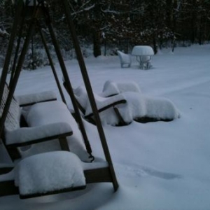 decor magique en plein hiver