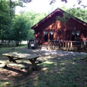 Hotton sur Ourthe - dans les Ardennes  " Le chalet Finlandais "