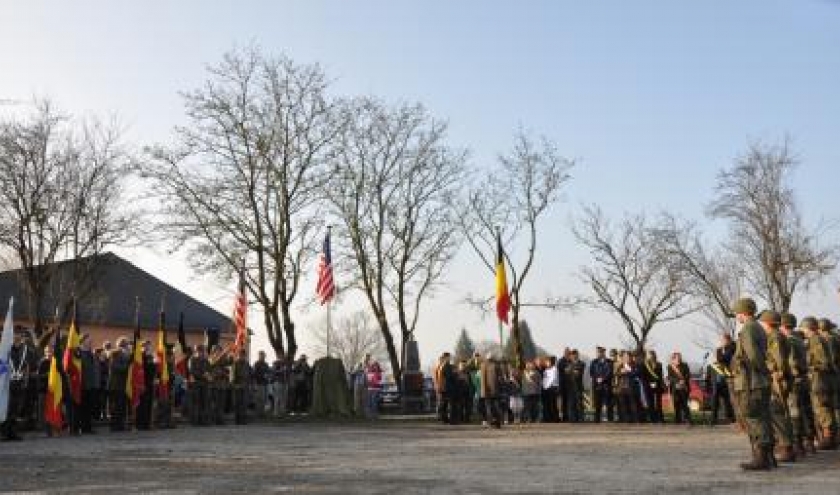 inauguration à Houmont de deux monuments