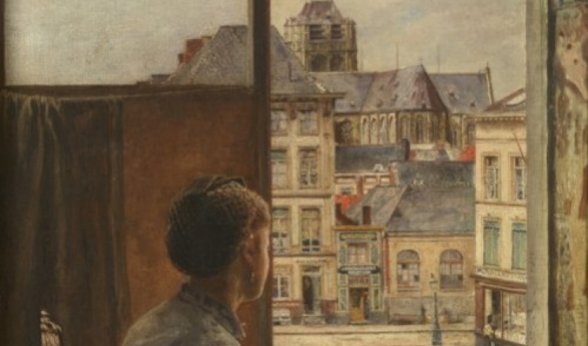 "La Place Teniers" (1876) (c) Henri De Braekeleer
