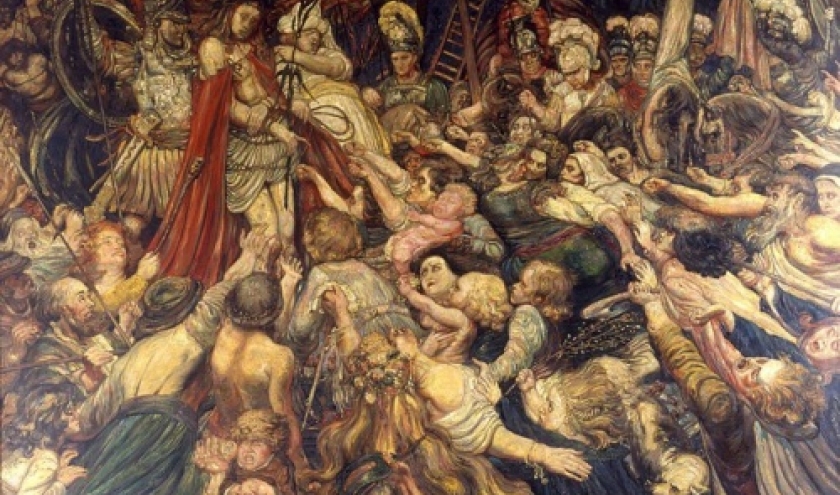 "Le Christ aux Outrages" (1889, huile sur toile, 293 x 353 cm) (c) Palais du Roure/Avignon 